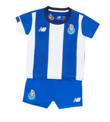 Lacne Dětský Futbalové dres Porto 2023-24 Krátky Rukáv - Domáci (+ trenírky)